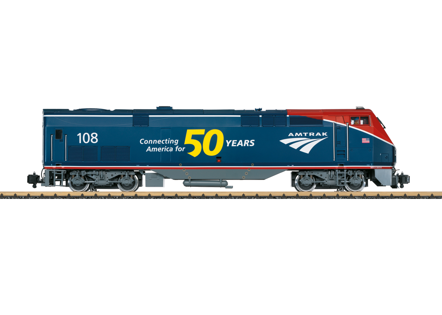 Amtrak AMD 103 Genesis # 108 Diesellokomotive P42 – 50 Jahre Jubiläum Phase VI