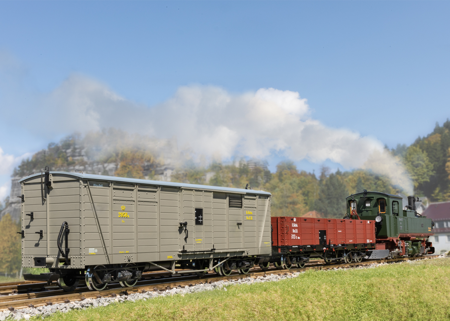 SOEG off. Güterwagen Ep.6 offener Museums-Güterwagen OOw 5113K K.Sächs.Sts.E.B.