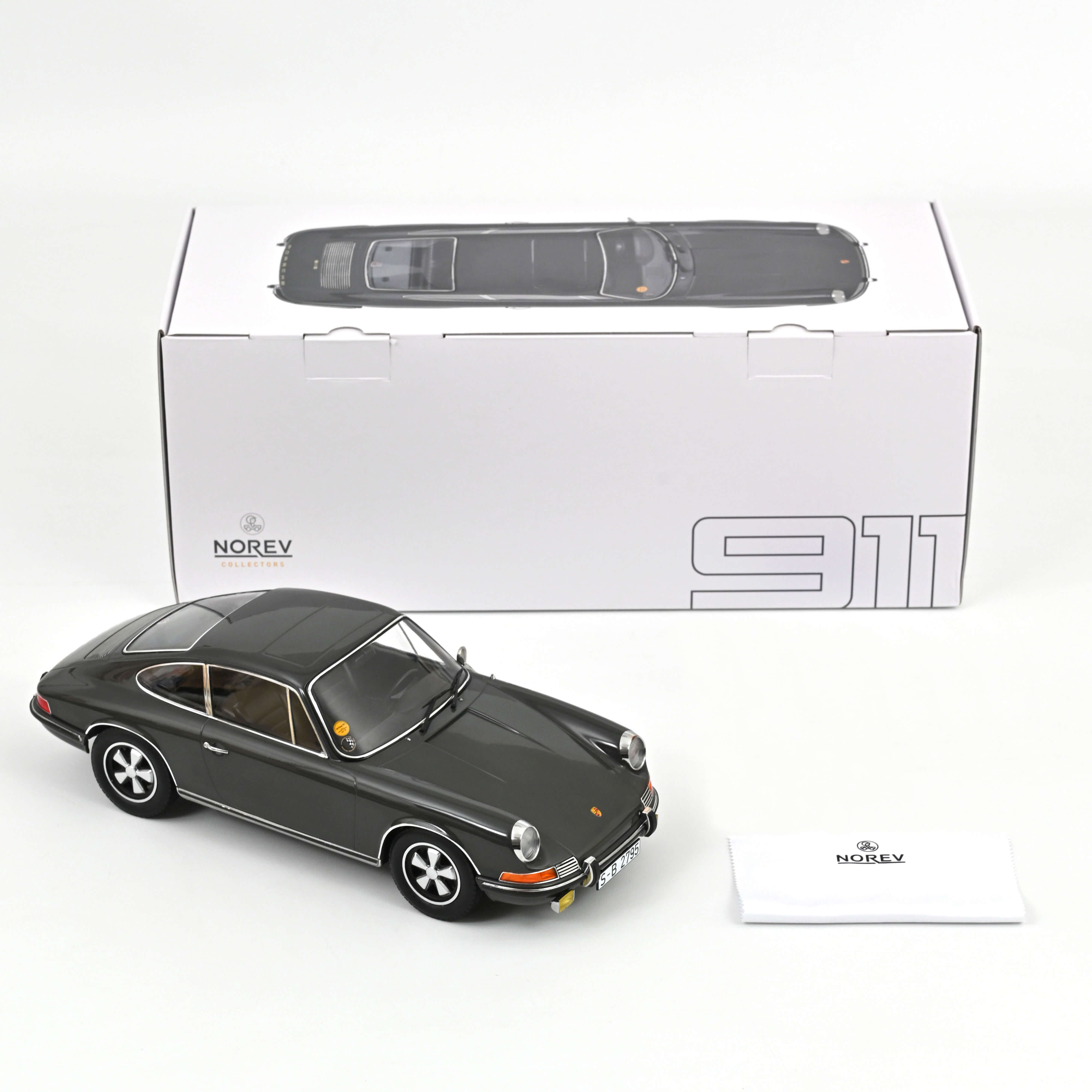 Porsche 911S´70 grau 1:12 Slate grey