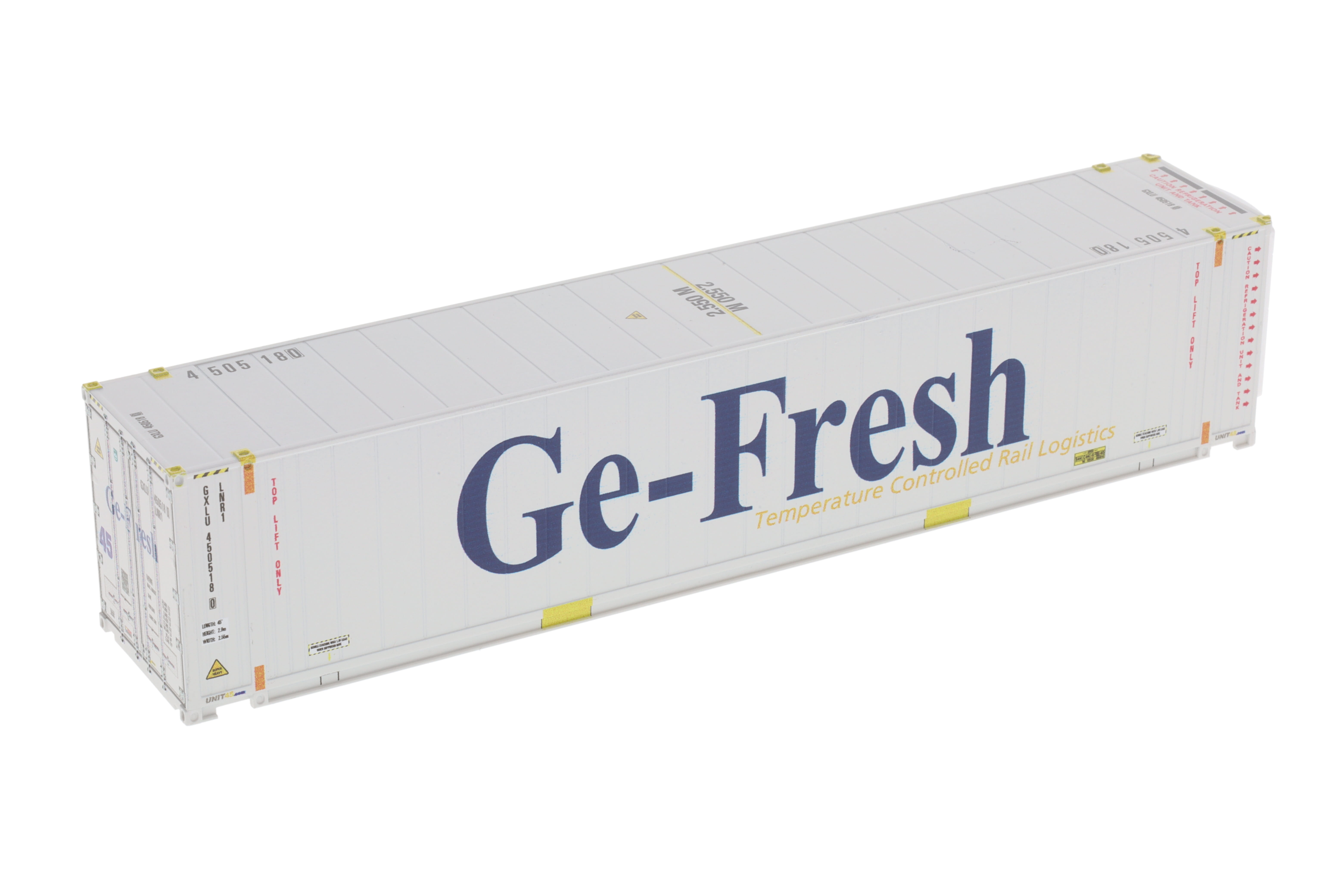 1:87 45´ Reefer GE-FRESH WB-A / Ct45´ (Euro) Reefer (DE), # GXLU 450018