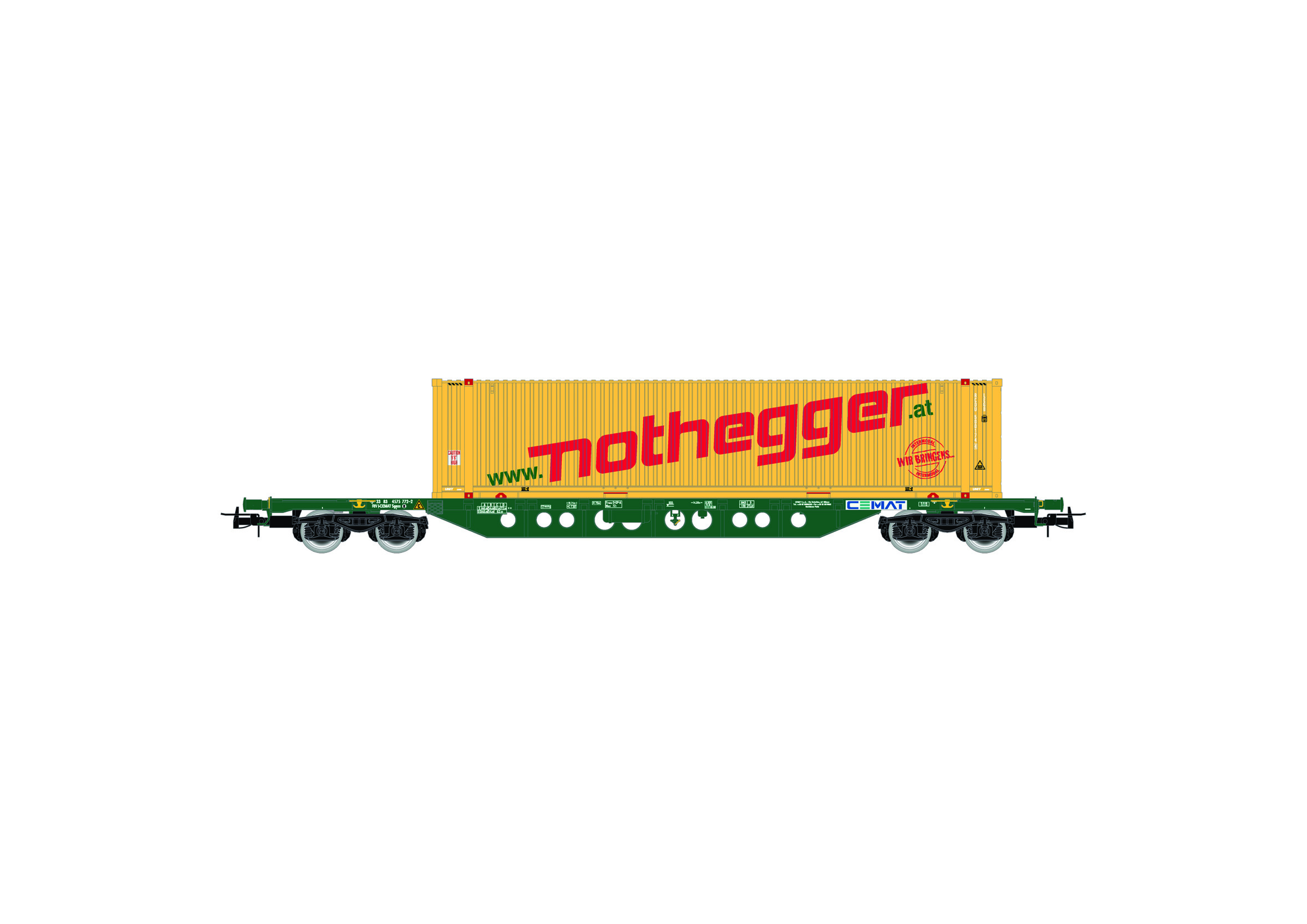 CEMAT Containertragwagen Ep.VI "Nothegger"