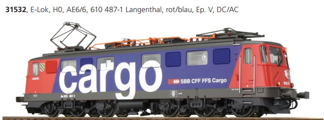 SBB Cargo E-Lok Ae6/6 Ep.V DC/AC digital Sound