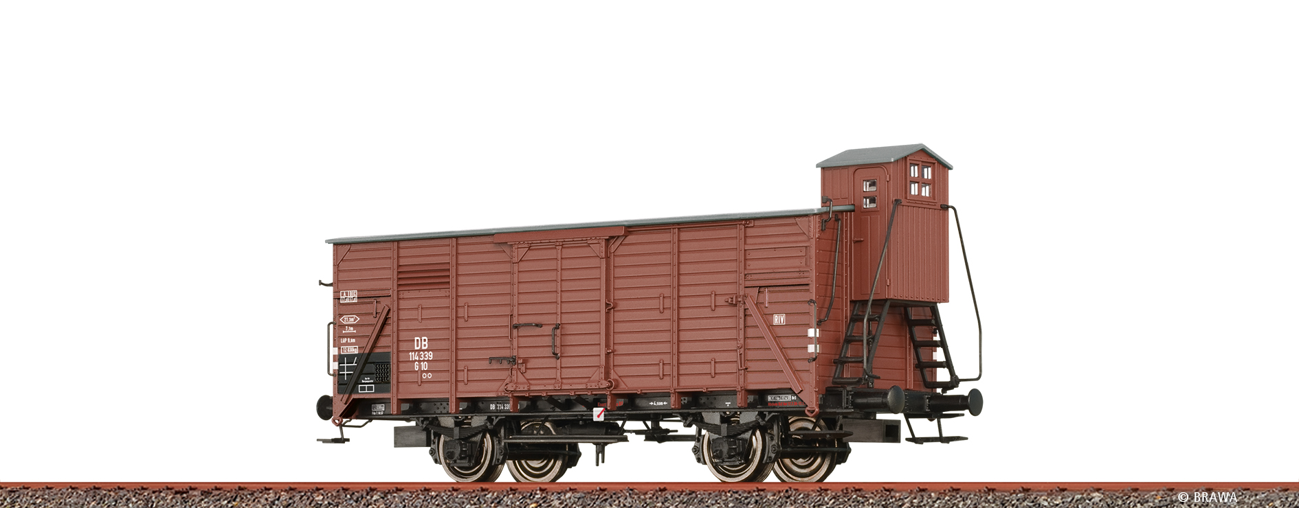 DB gedeckter Güterwagen Ep.III