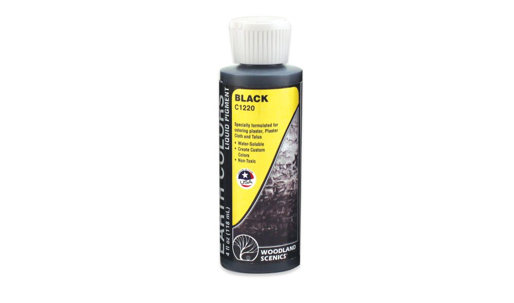 Liquid Pigment schwarz 118ml Earth Colours
