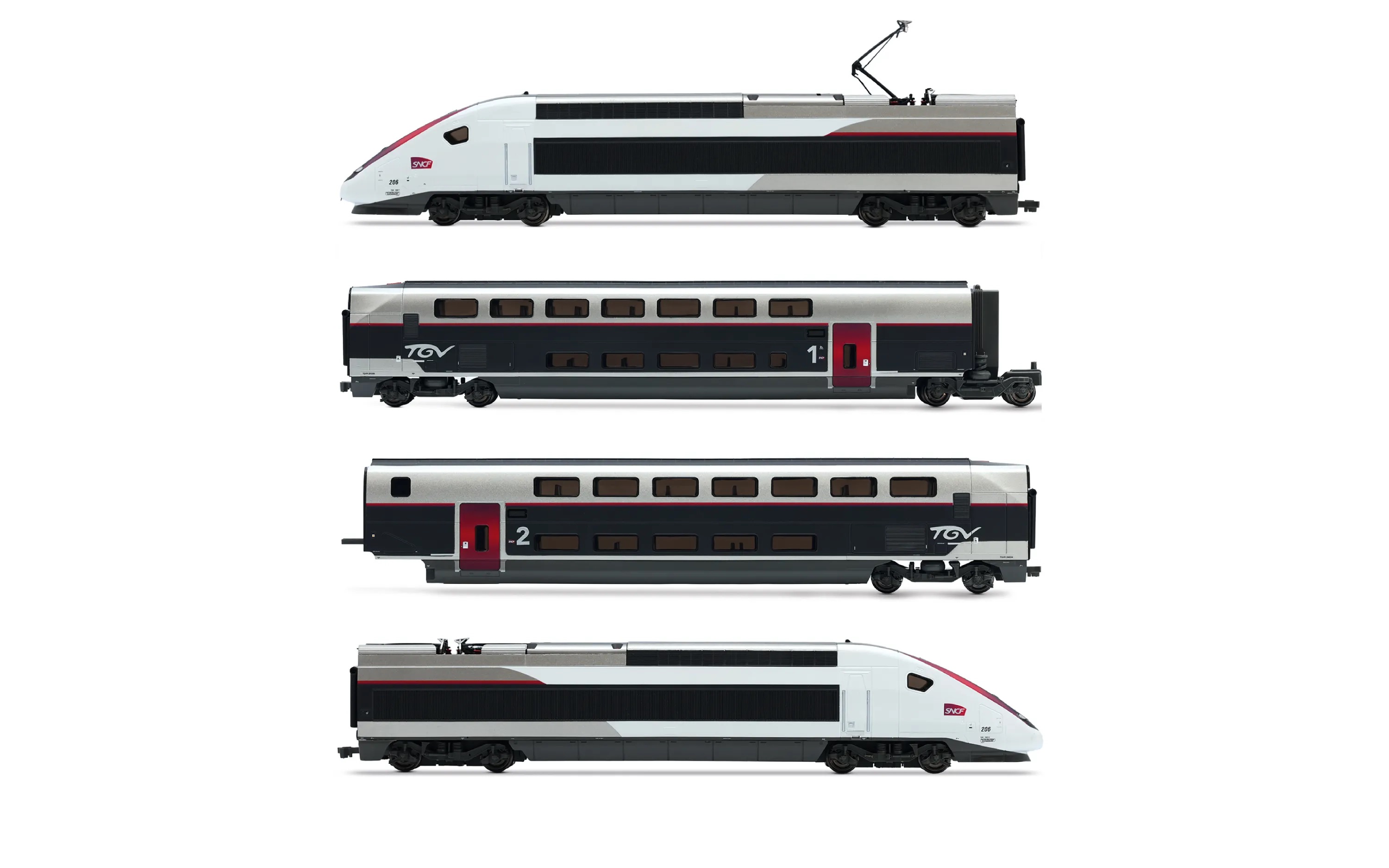 SNCF E-Triebzug TGV Duplex 4tlg. Ep.VI