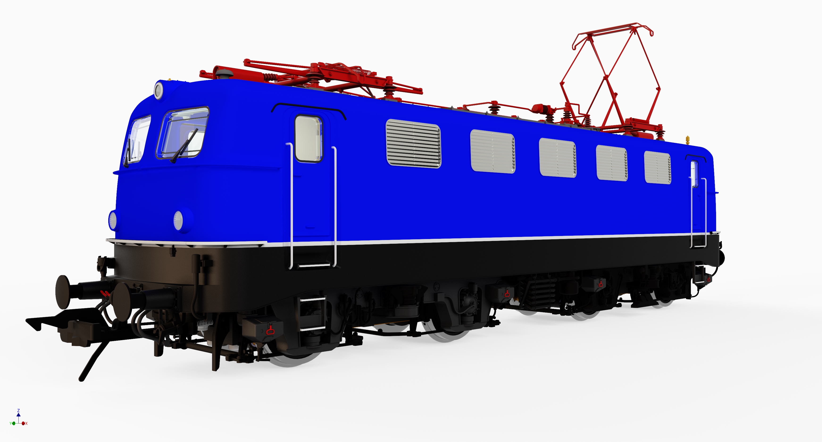 DB E-Lok BR 141 Ep.4 stahlblau RAL 5011, Betr.-Nr.: 141 034-9