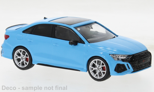 Audi RS3 `2022 hellblau 1:43 