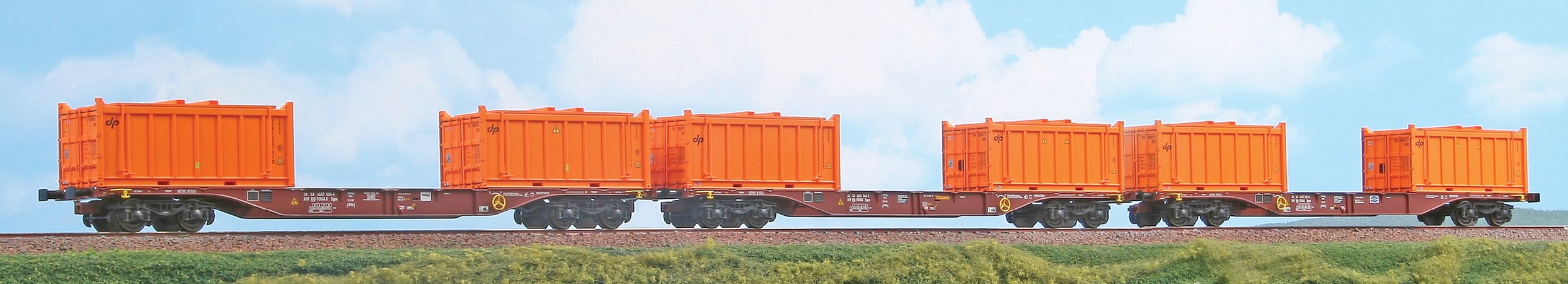 TOUAX Containertragwagenset 3tlg. Ep.V-VI