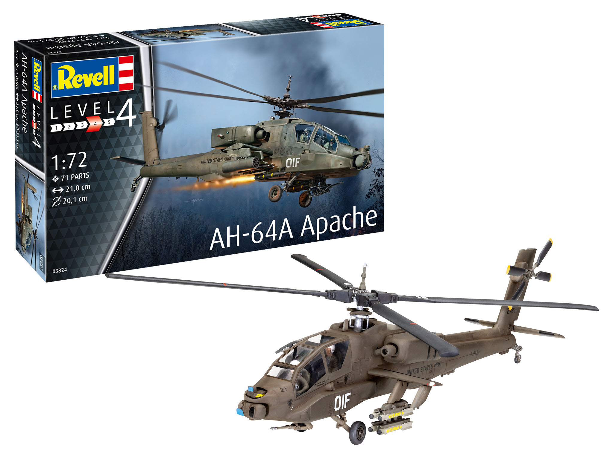 1:72 AH-64A Apache 