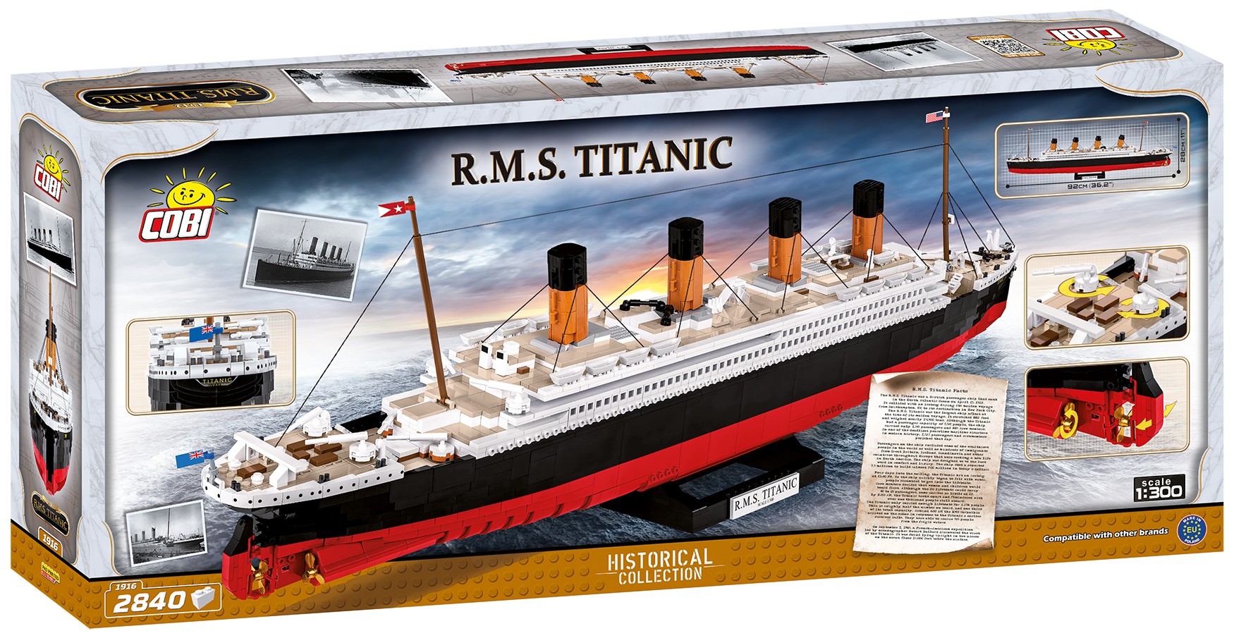R.M.S. Titanic ca. 1:300 2840 Teile