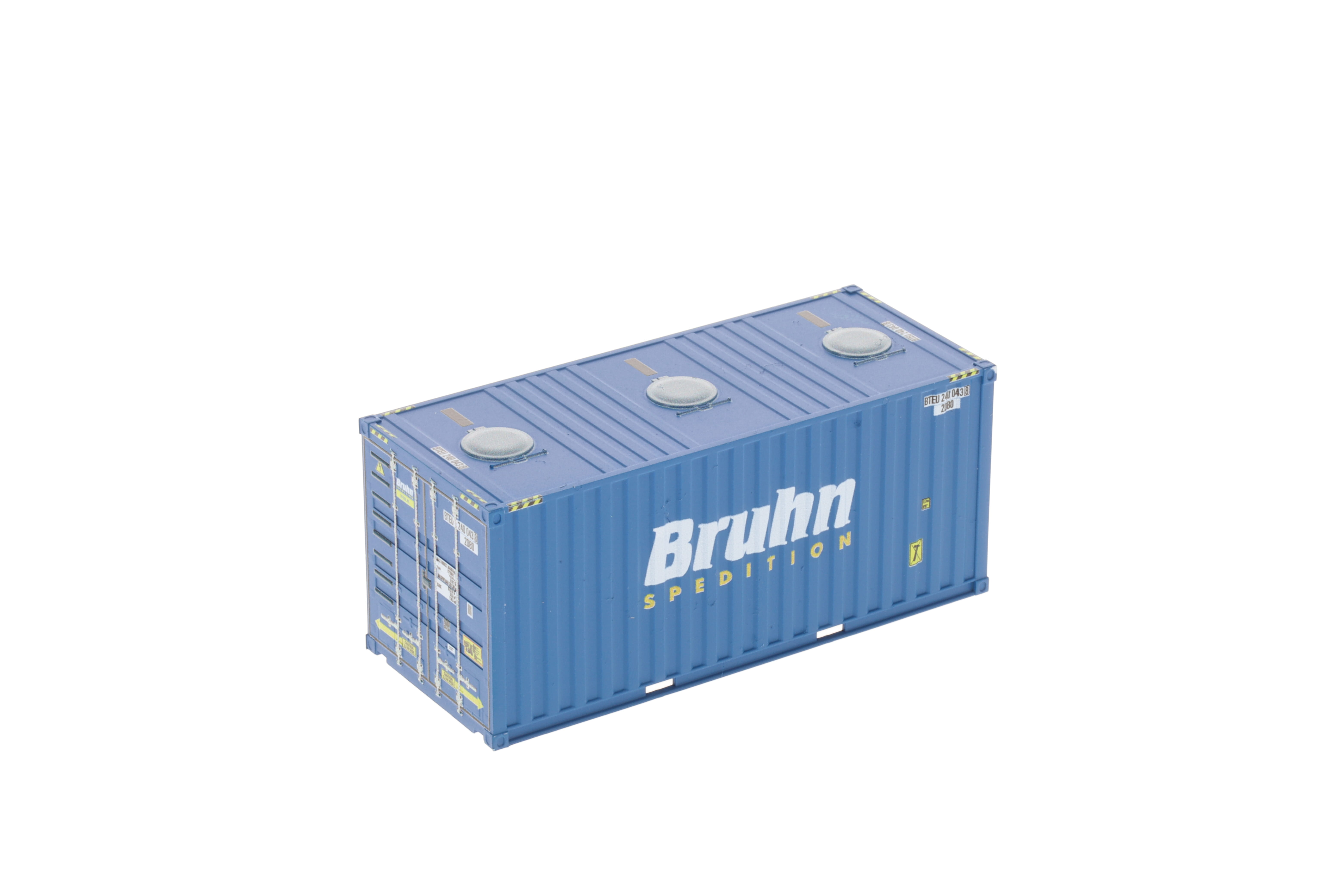 1:87 20´BulkContainer "BRUHN Spedition", Spundwand-Bulkcontainer, Letterbox, Behälternummer: BTEU 240043