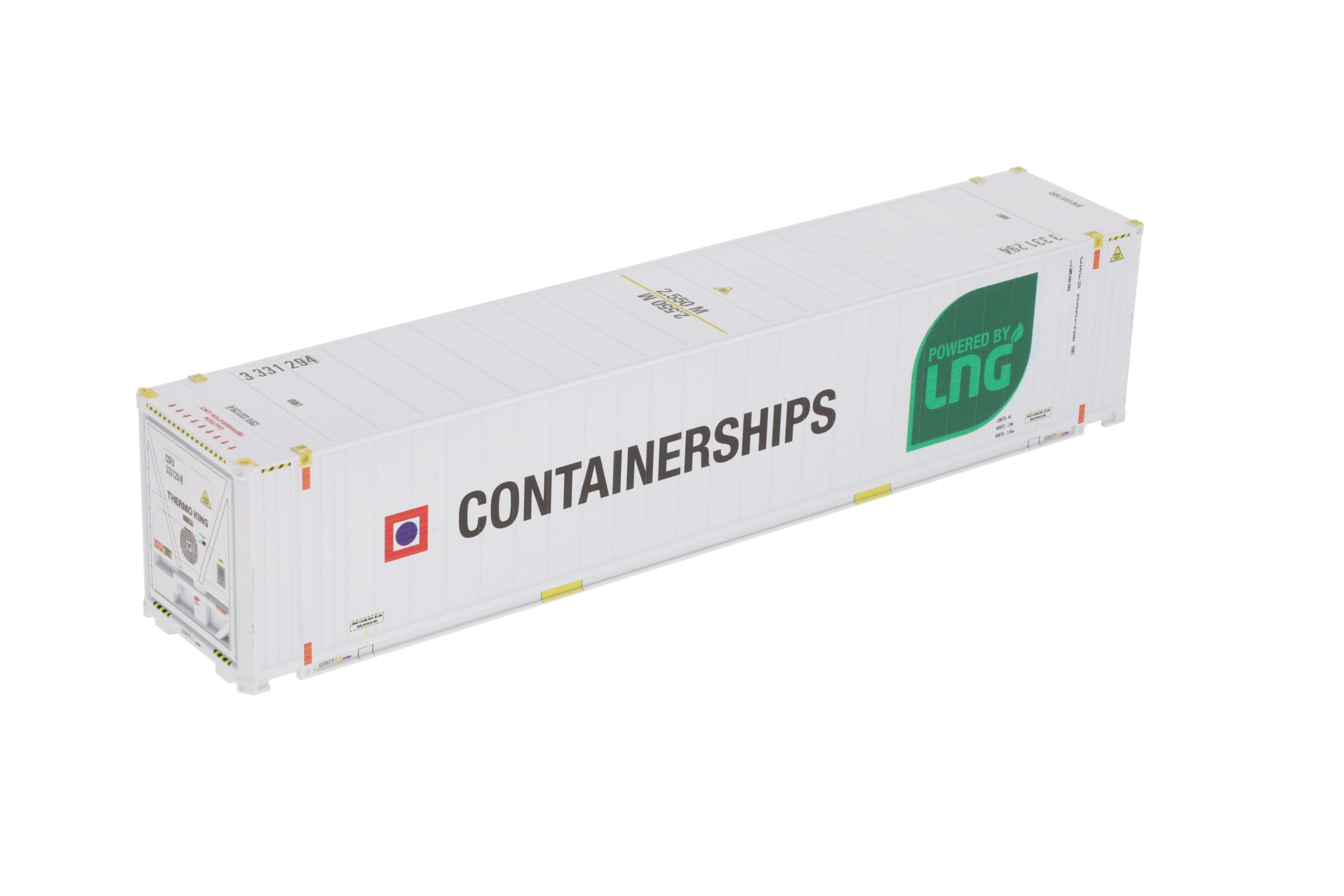 1:87 45´ Containerships LNG Container WB-A / Ct45´ (Euro) Reefer (E), Unit45, # CSFU 333 129