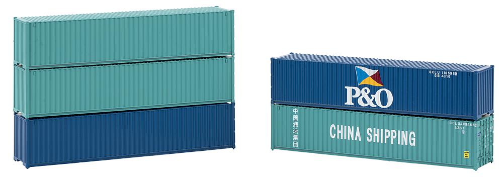 40´ Container, 5er-Set 