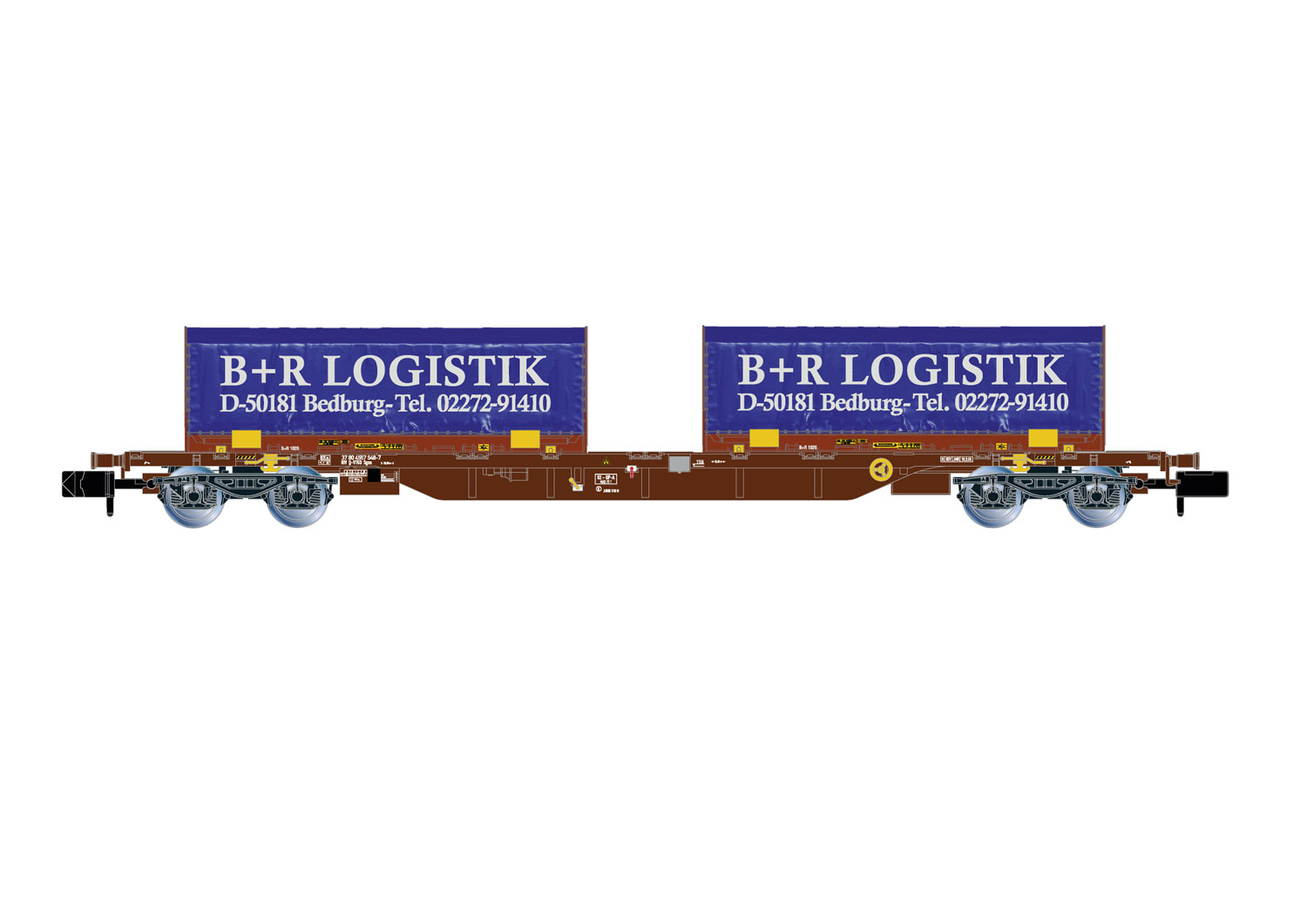 DBAG Containertragwagen Ep.V-VI "B+R Logistik"