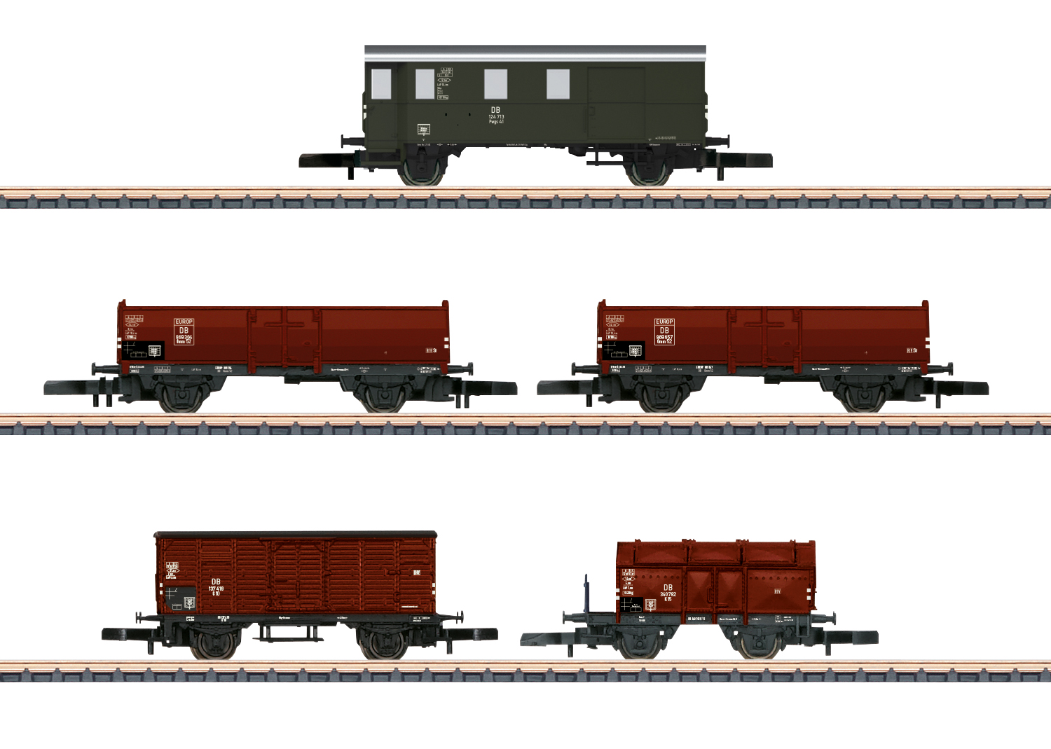 DB Güterwagenset 5tlg. Ep.III 
