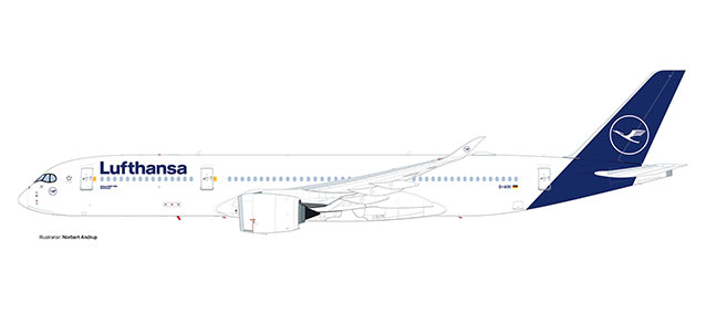 Snap-Fit Airbus 350 Lufthansa 