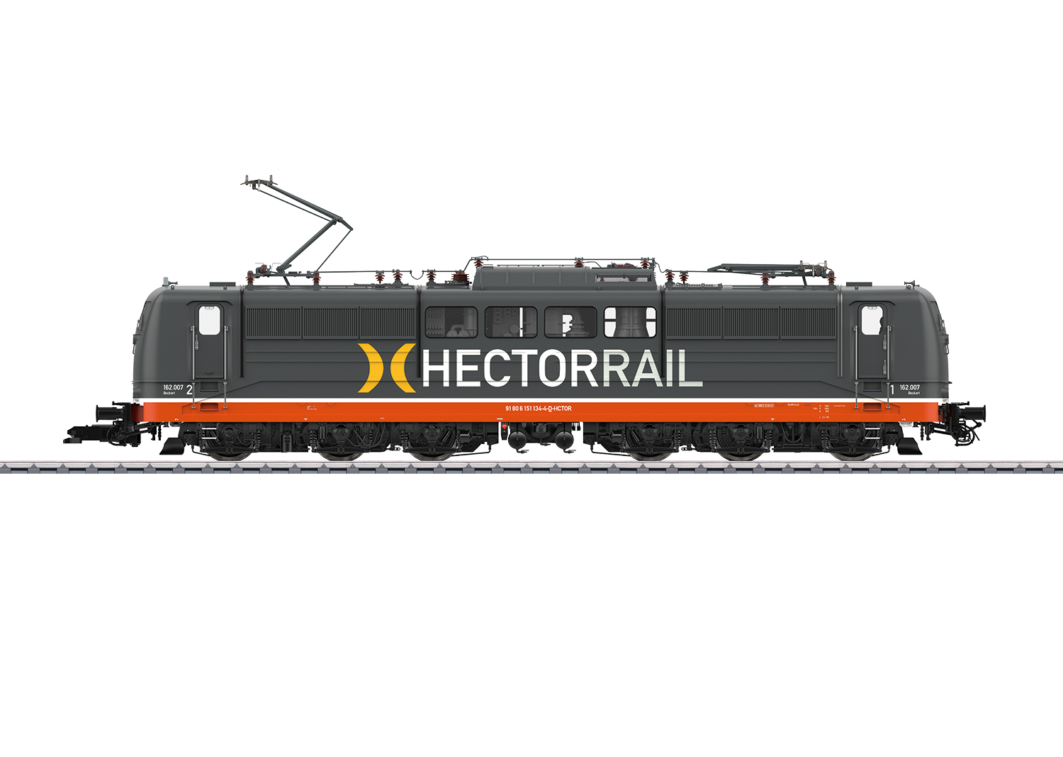 Hectorrail E-Lok BR151 Ep.VI mit Sound Telexkupplung und steuerbaren Pantographen