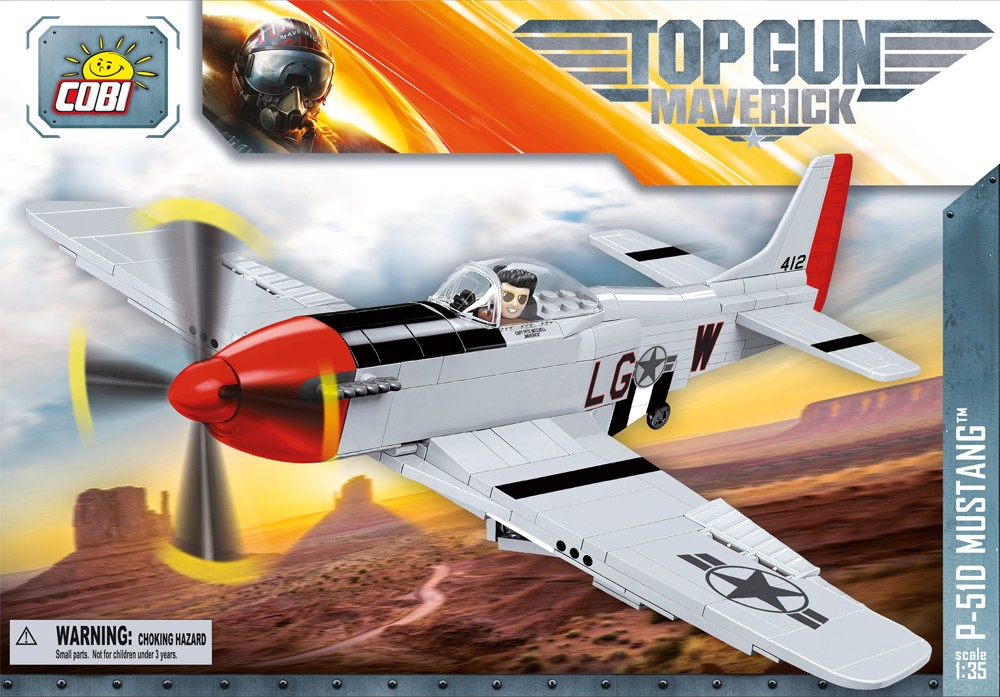 P-51 Mustang "Top Gun 2022" 265 Bauteile