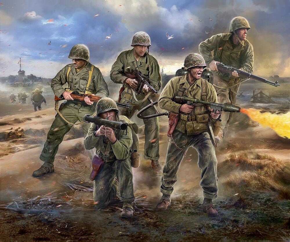 1:72 WWII US Marines 