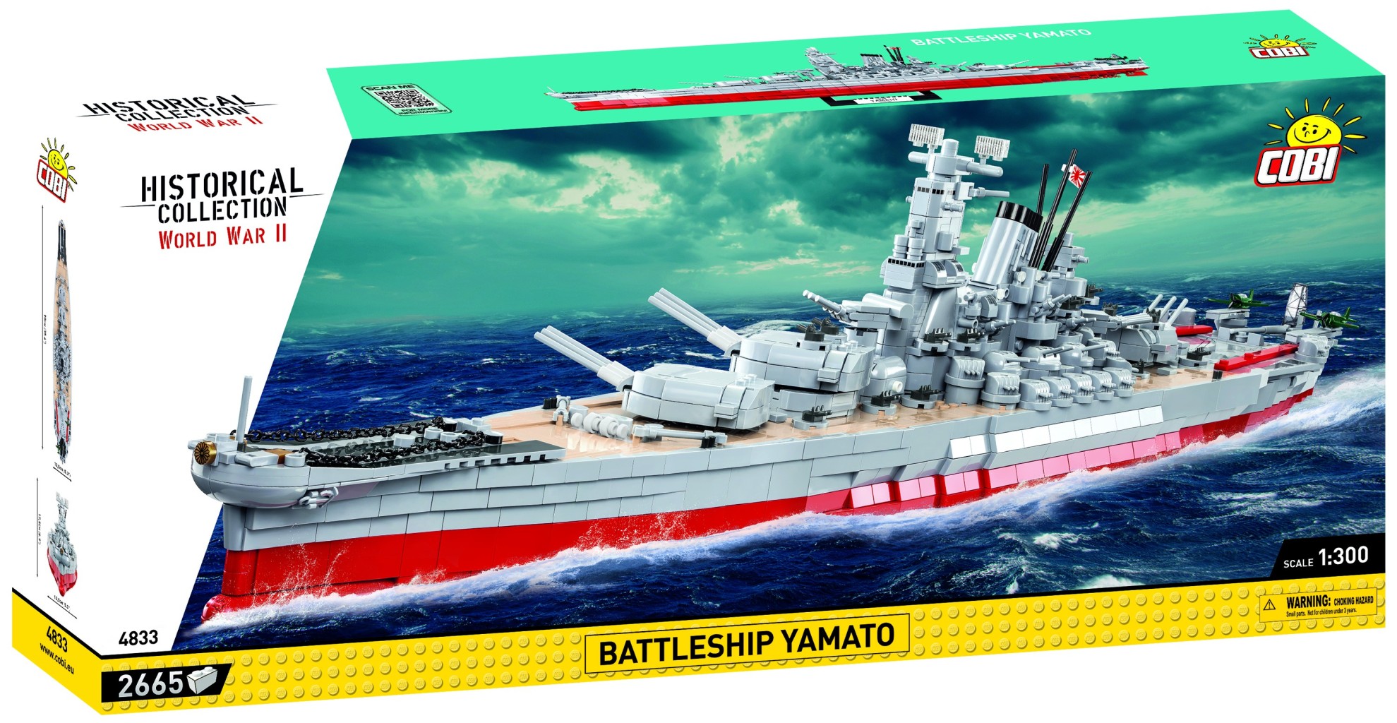 WWII Schlachtschiff "Yamato" 2665 Teile