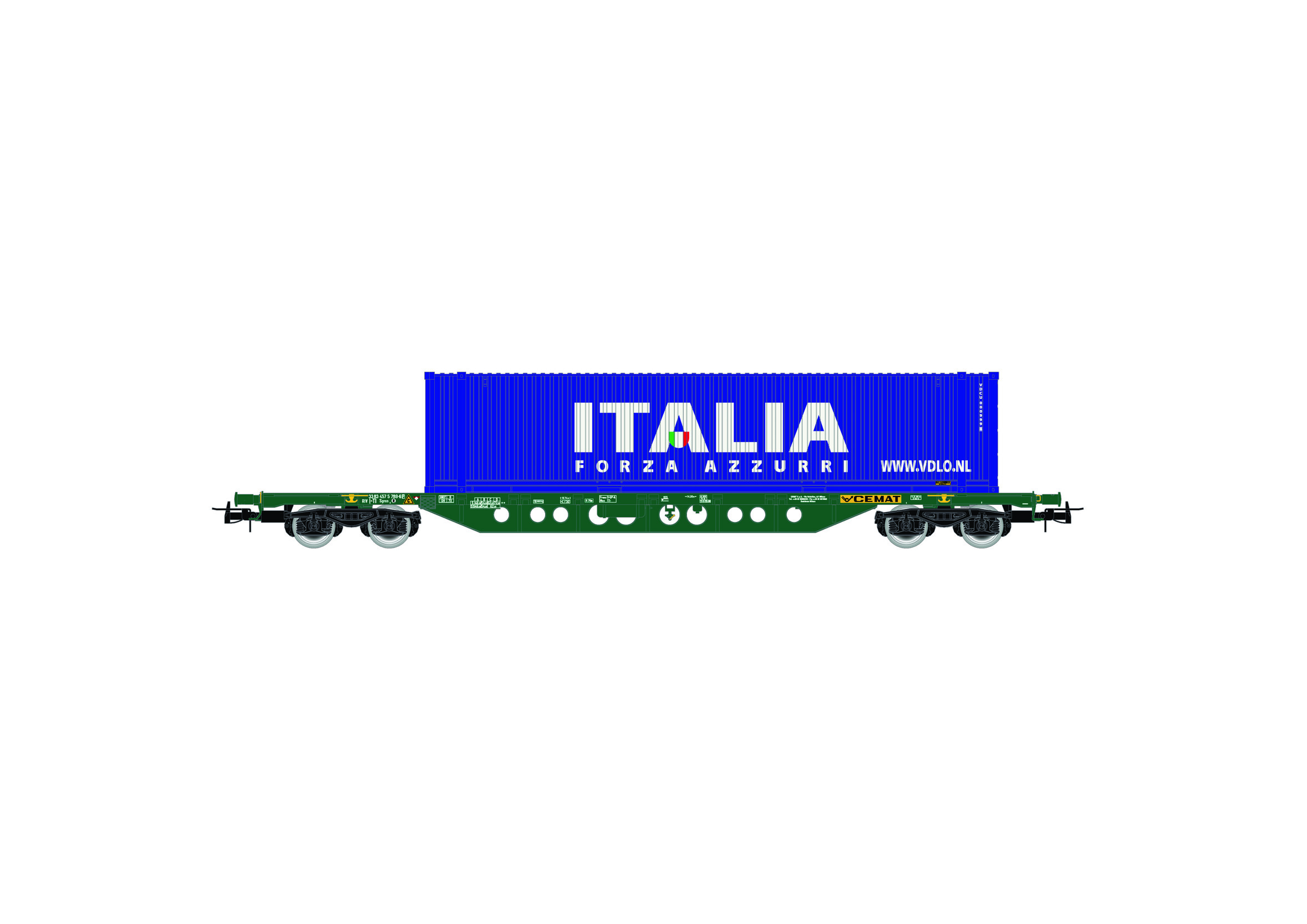 FS Containertragwagen Ep.V-VI "Italia"