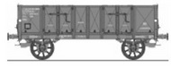 CFL offener Güterwagen Ep4 Typ Om "Ludwigshafen", grau