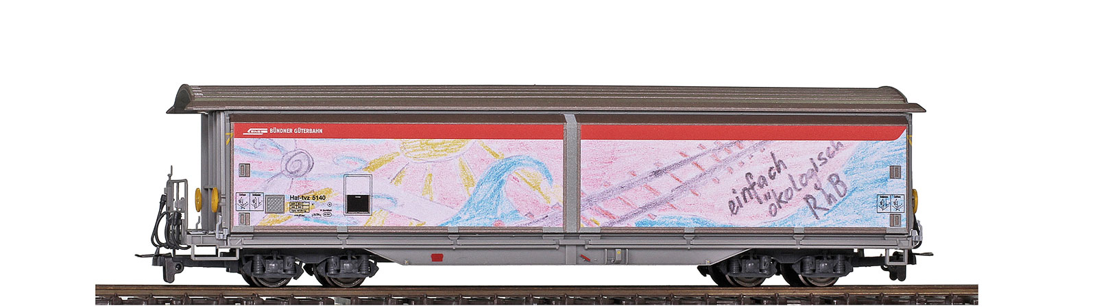RhB Hai-tvz 5140 nachhaltige- Transporte, Schiebewandwagen