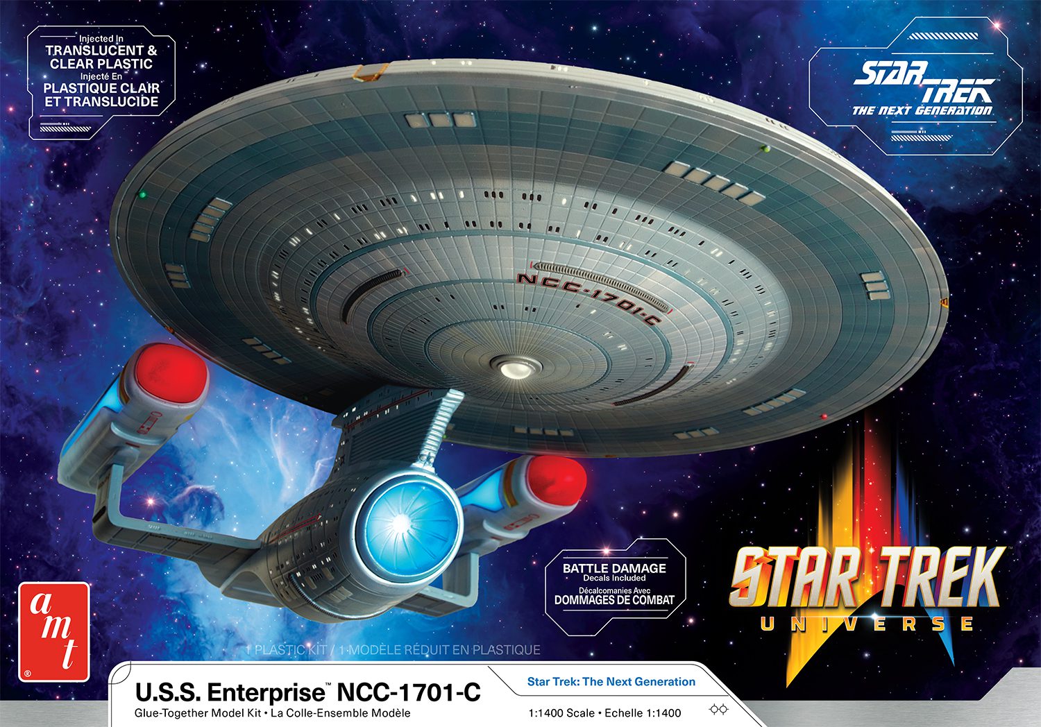 1:1400 USS Enterprise NCC-1701-C Star Trek Bausatz