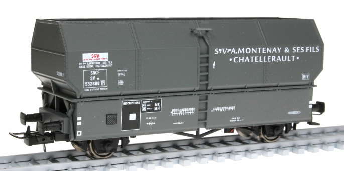 SNCF Kokstransport-Wagen MK Ep. III, dunkelgrau, "MONTENAY & SES FILS, CHATELLERAULT"