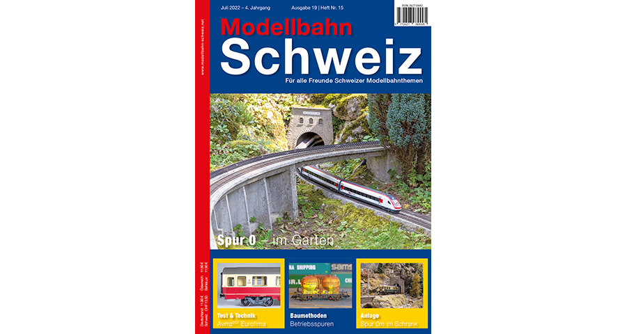 Modellbahn Schweiz # 19 Juli 2022: Spur 0 - im Garten