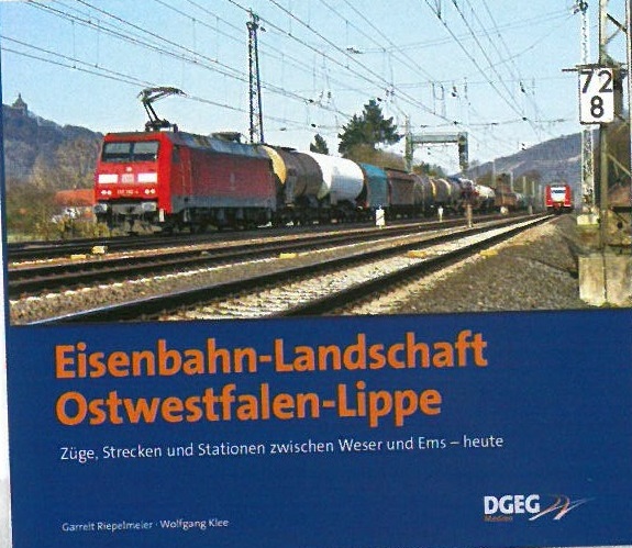 B Eisenbahn-Landschaft OWL Ostwestfalen-Lippe - Züge, Strecken Stationen zwischen WeserundEms