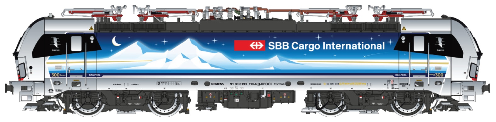 SBB Cargo E-Lok Vectron "Goldpiercer" Ep.VI DC