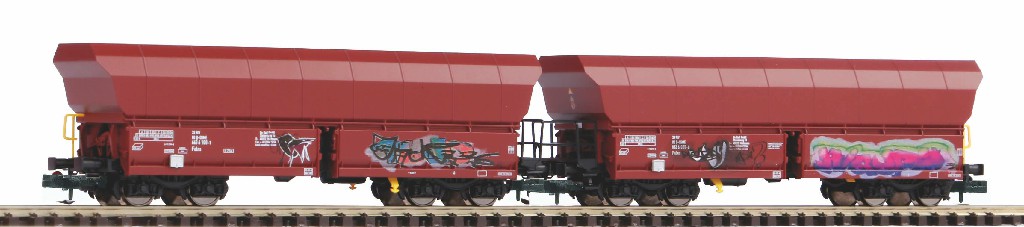 OnRail Schüttgutwagenset 2tlg mit Graffiti Ep.VI