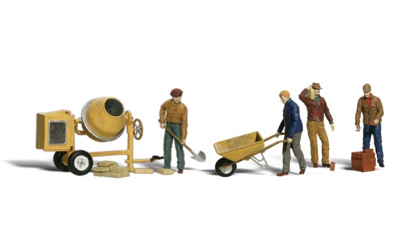 HO Masonry Workers - Figuren Maurer