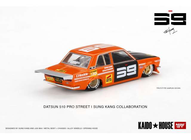 Kaido House Datsun 510 orange 1:64