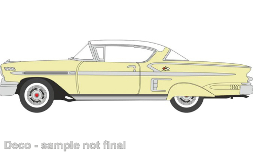 Chevrolet Impala Sport Coupe ´58 gelb/weiß