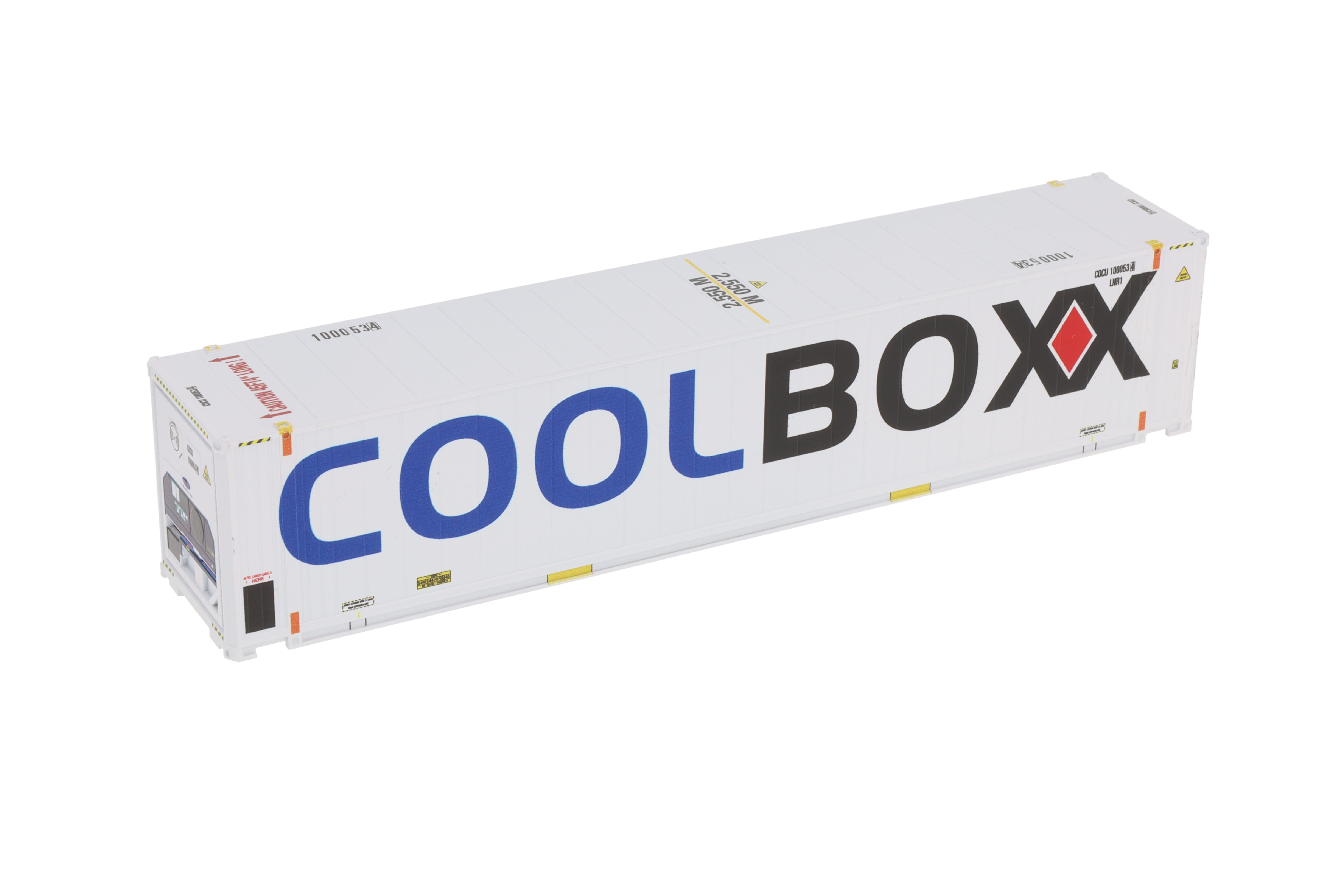 1:87 45´ Reefer COOLBOXX WB-A / Ct45´ (Euro) Reefer (E), CoolBoxx (pre Samskip), carrier, MCI, rote Raute, # COCU 100053