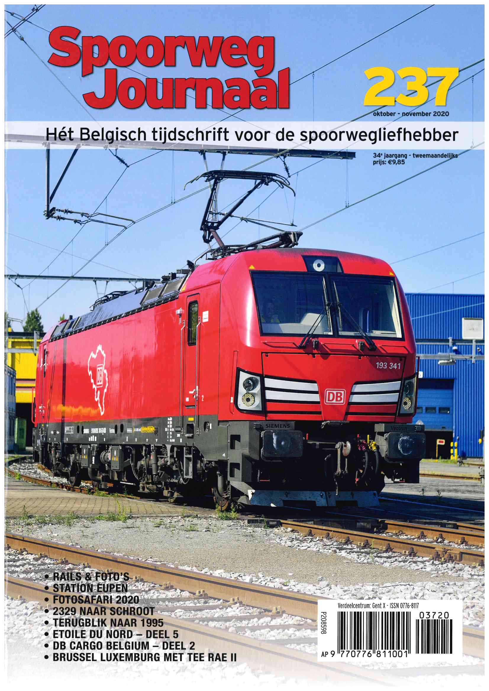 Spoorweg Journal 237 niederländische/flämische Ausgabe