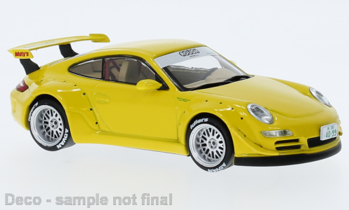 Porsche RWB 997 gelb 1:43 
