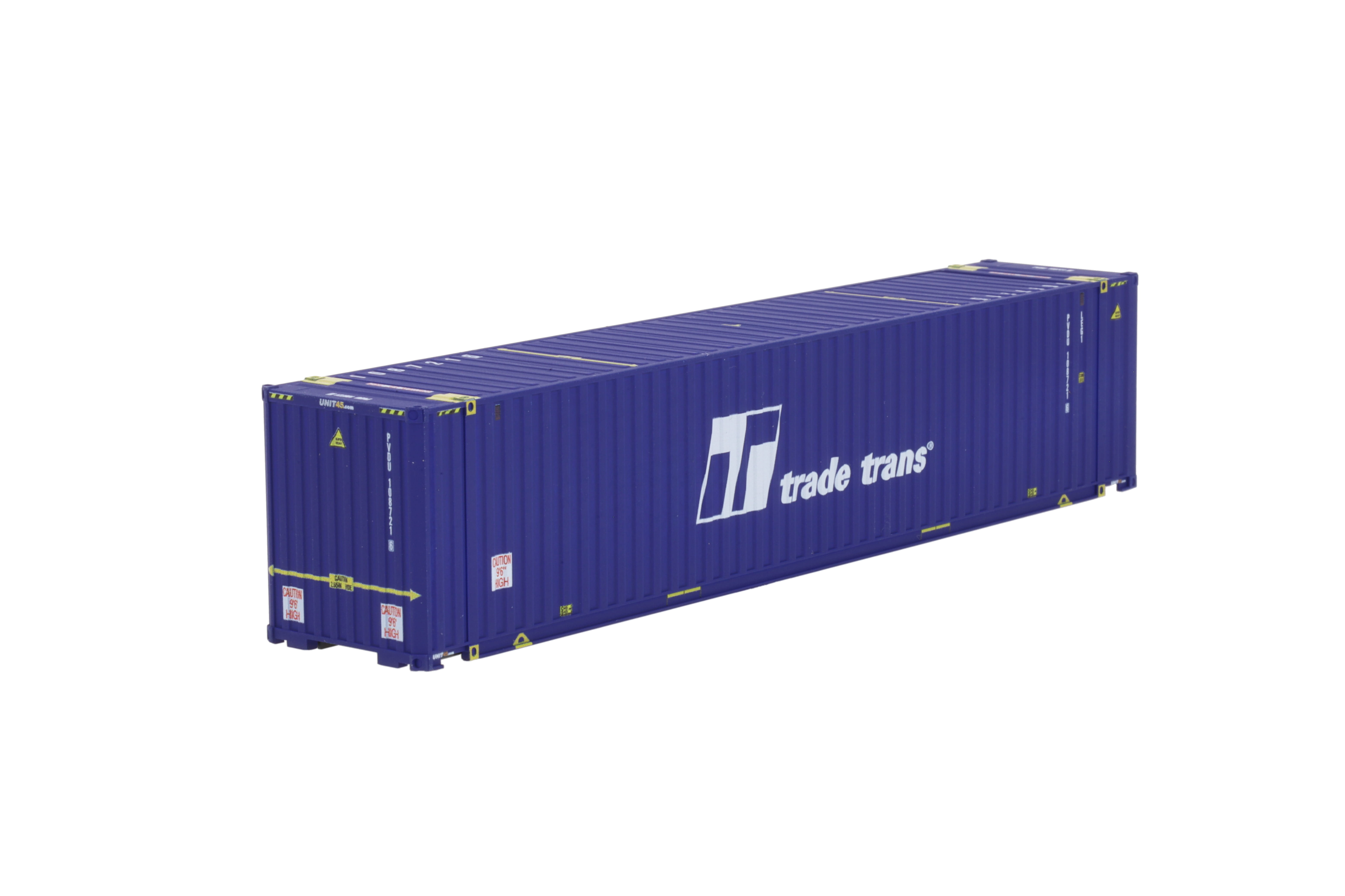 1:87 45´ Container TRADETRANS WB-A HC (Euro), # PVDU 108721