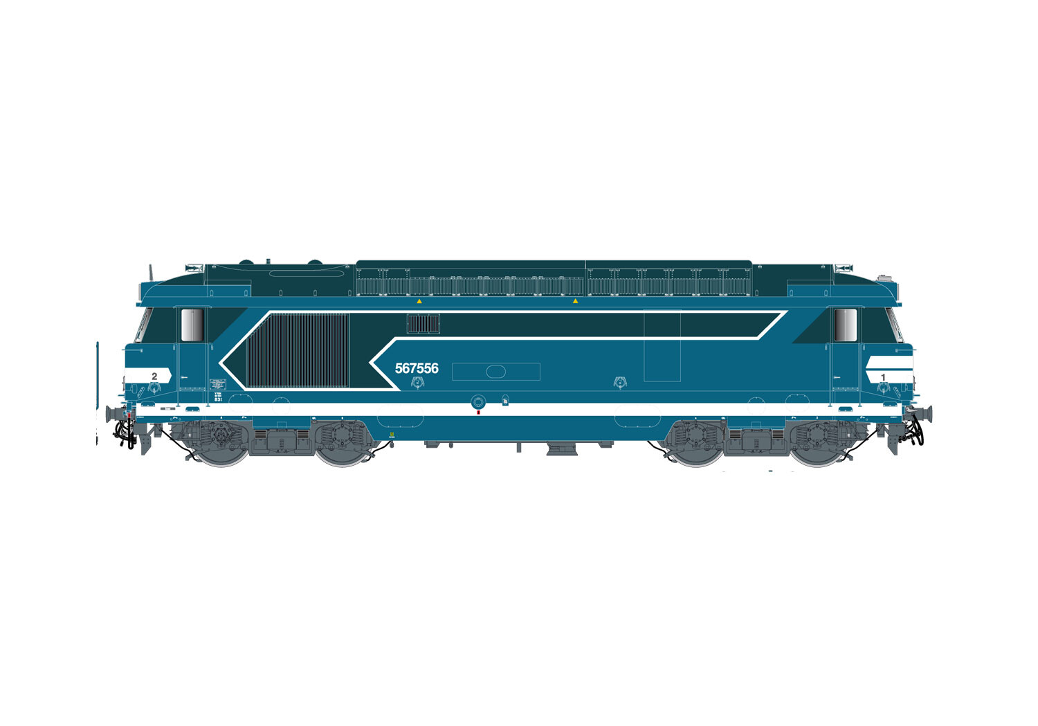 SNCF Diesellok BB567556 Ep.V DCC Sound