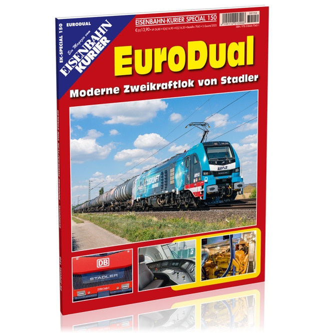 Spezial 150: Eurodual Moderne Zweikraftlok von Stadler