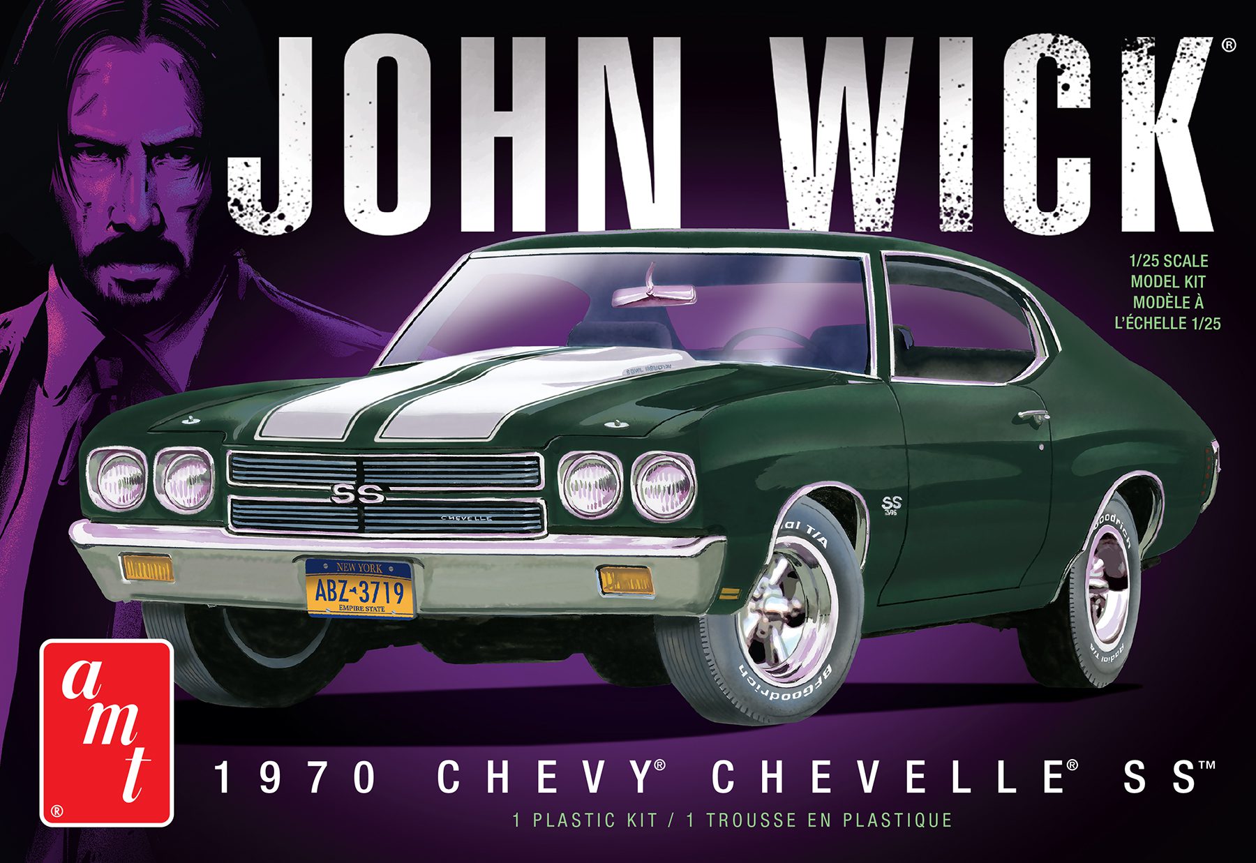 1:25 Chevrolet Chevelle 1970 "John Wick"