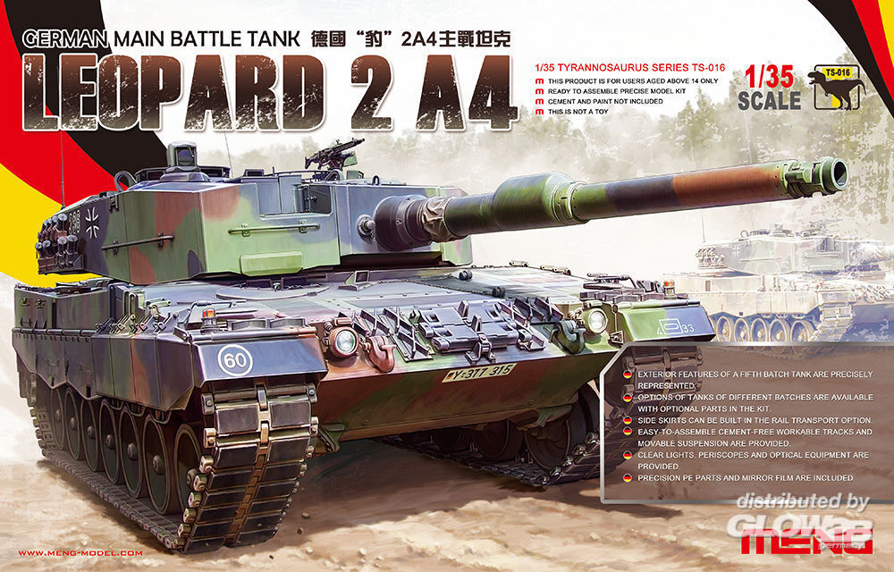 Meng 1:35 Leopard 2 A4 Kampfpanzer