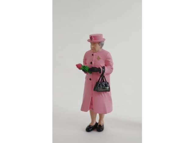 Queen Elizabeth II pink 1:43