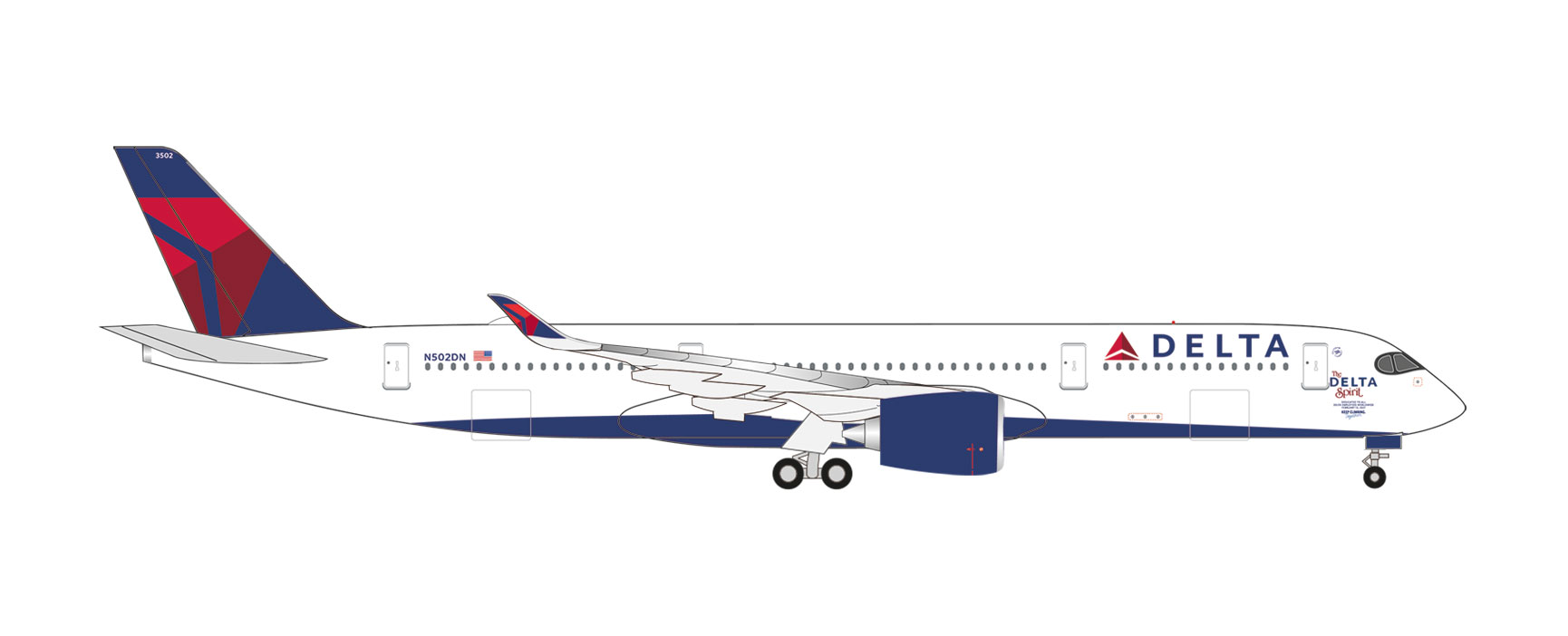 Delta Airlines Airbus A350-9 