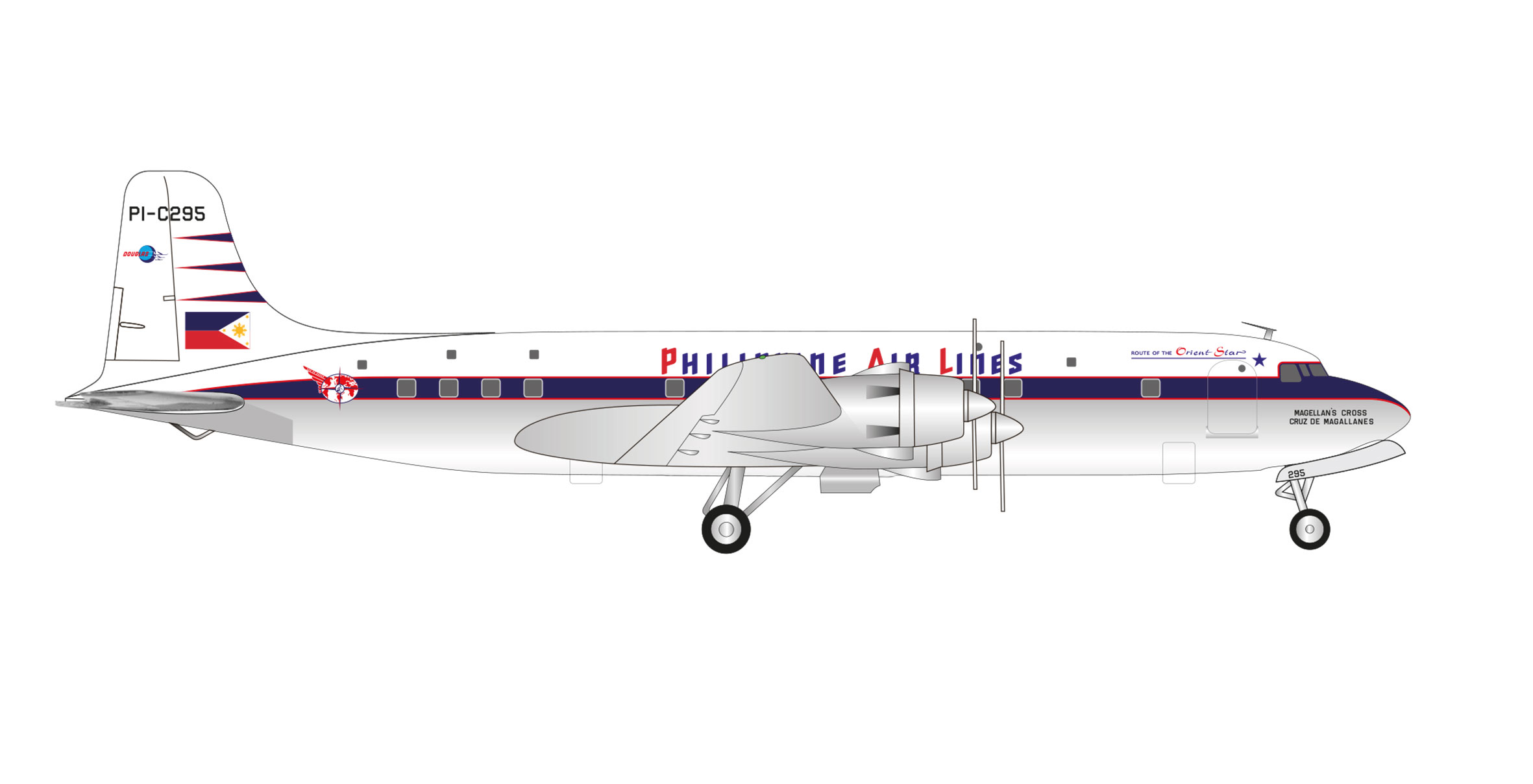 Douglas DC-6B Philippine Airl 