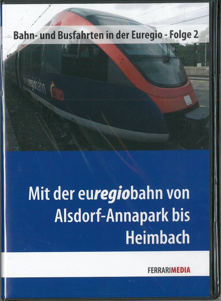 DVD Die Euregiobahn Folge 2 FerrariMedia - Bahn und Busfahrten in der Euregio