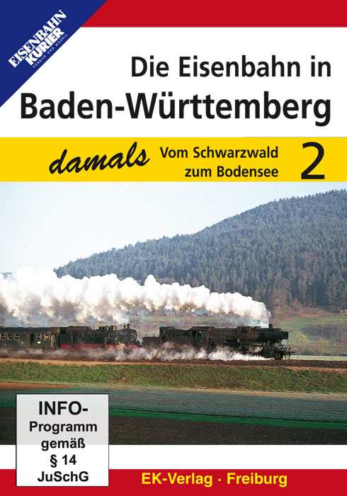 DVD Eisenbahn BadenWürrtembe2 Vom Schwarzwald zum Bodensee, Teil 2