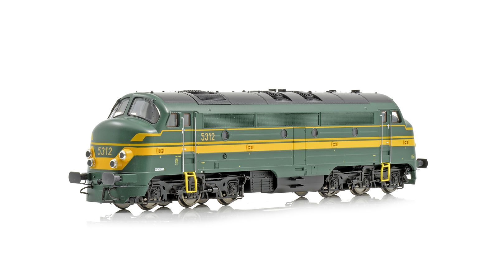 SNCB 5312 grün/gelb DC Topline